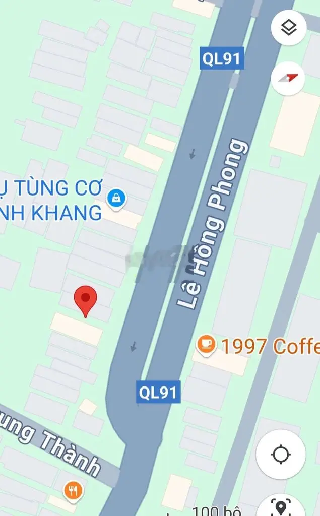 BÁN GẤP NỀN MẶT TIỀN ĐƯỜNG LÊ HỒNG PHONG (ĐỐI DIỆN CẢNG HOÀNG DIỆU)