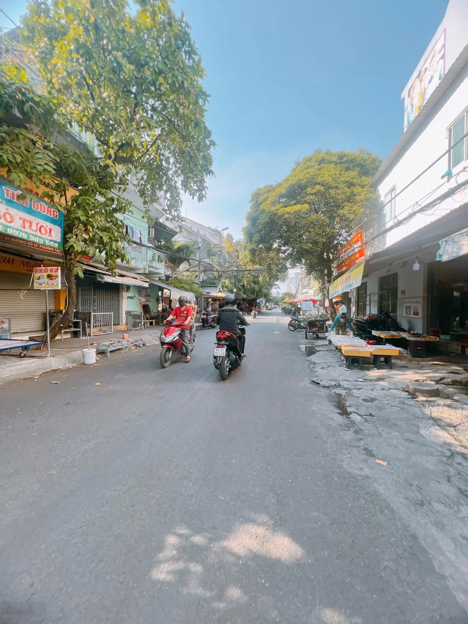 Nhà hẻm chợ Tân Quy ngang 11m, cách mặt tiền đường 10m, khu vực kinh doanh buôn bán