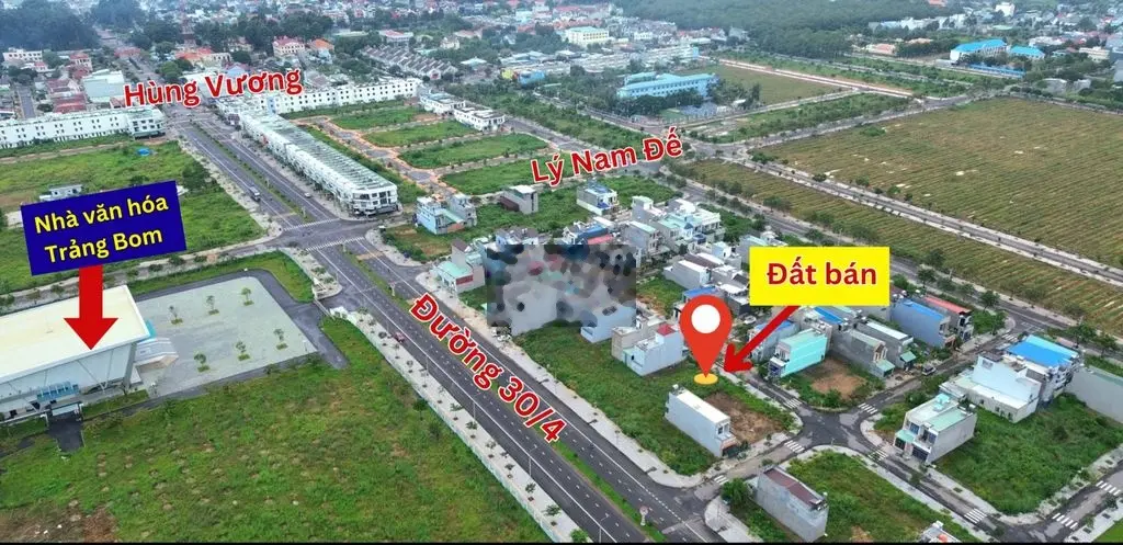 Lô ngộp TĐC thị trấn Trảng Bom, ngay đường 30/4, 5x20 chỉ nhỉnh 2 tỷ