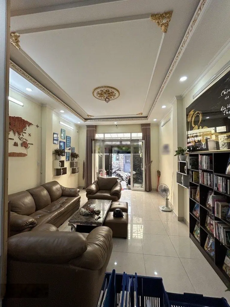 Nhà mới hẻm 8m Trần Mai Ninh, ngang 4,5m, 4 tầng, có hẻm sau nhà, cho thuê 26tr/tháng