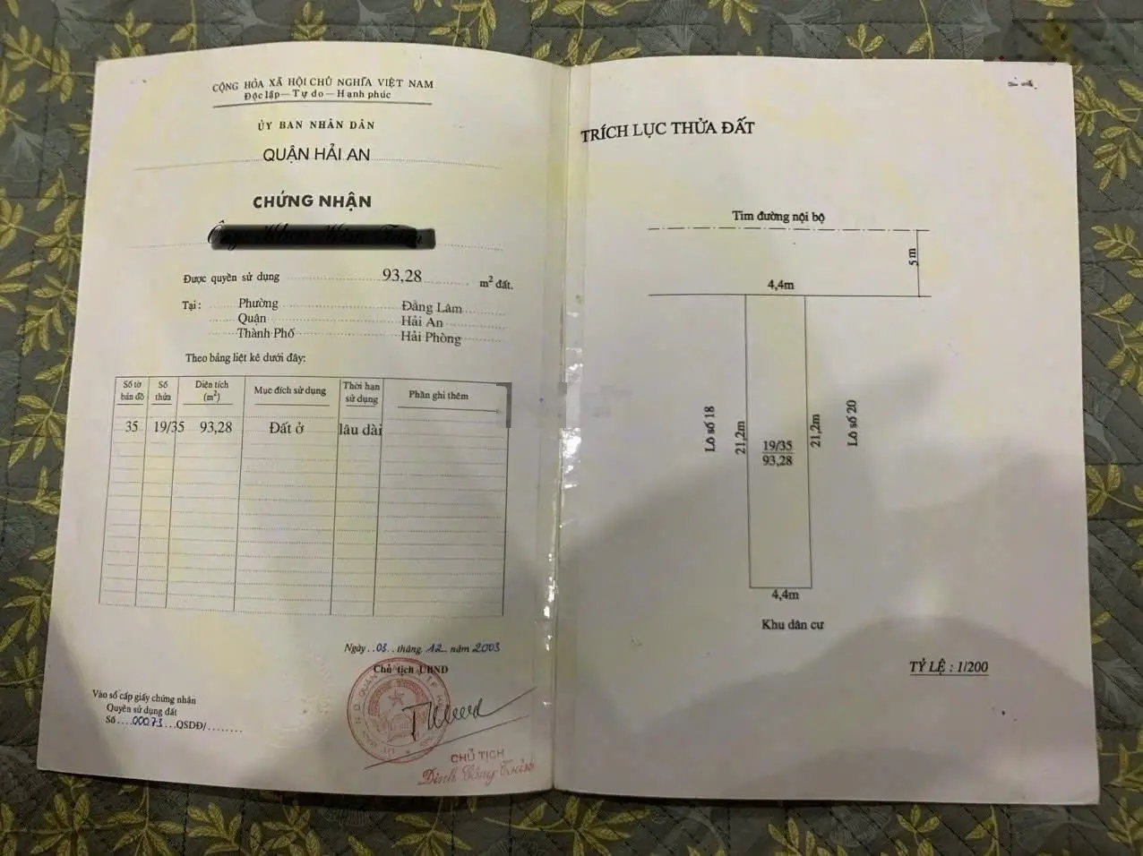 Cần Chuyển nhượng 2 Lô đất Liền Kề Mặt Đường Nam Trung Hành. 93,28m2/ 1 Lô (Có Bán Lẻ)