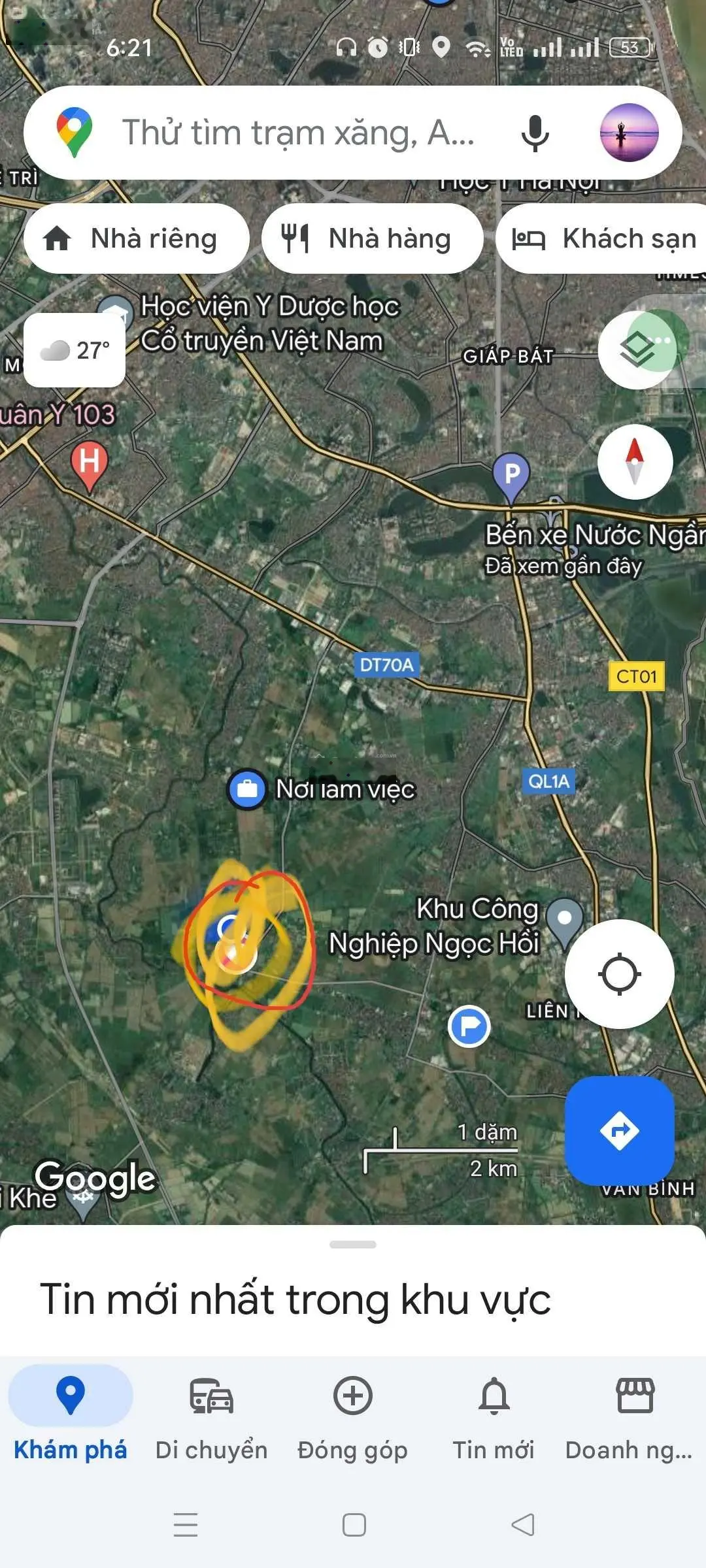 Chính chủ bán đất sổ đỏ xã Đại Áng, Thanh Trì - giá nhỉnh 48 triệu/m2