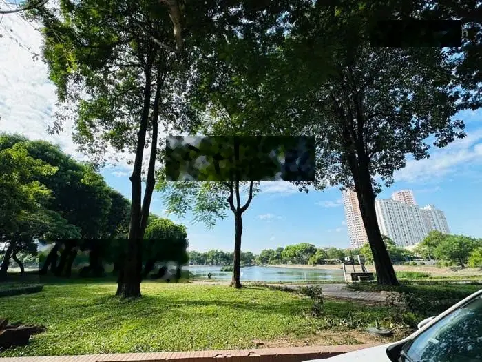 BÁN GẤP NHÀ 2 TẦNG CŨ VIEW HỒ ĐỀN LỪ DT 180M MT 9M NHỈNH 50 TỶ