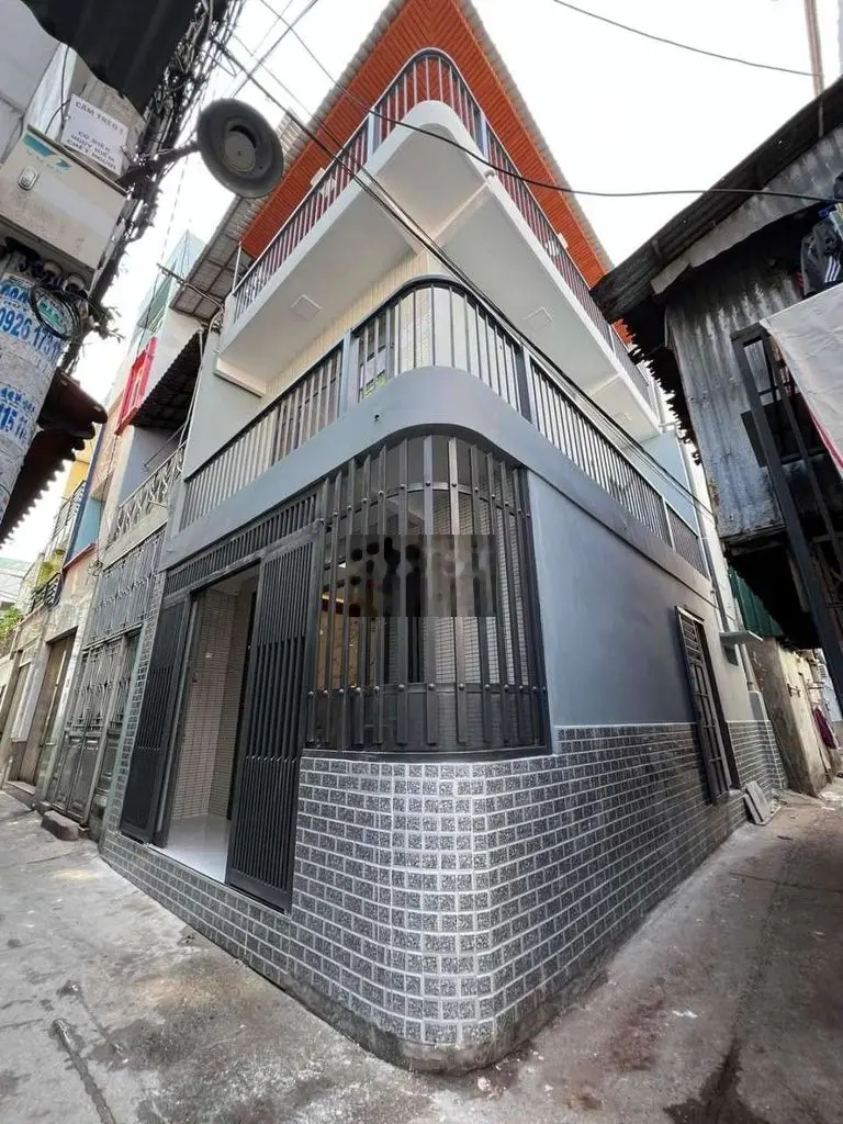 Bán nhà mới căn góc Võ Trứ P9 Q8