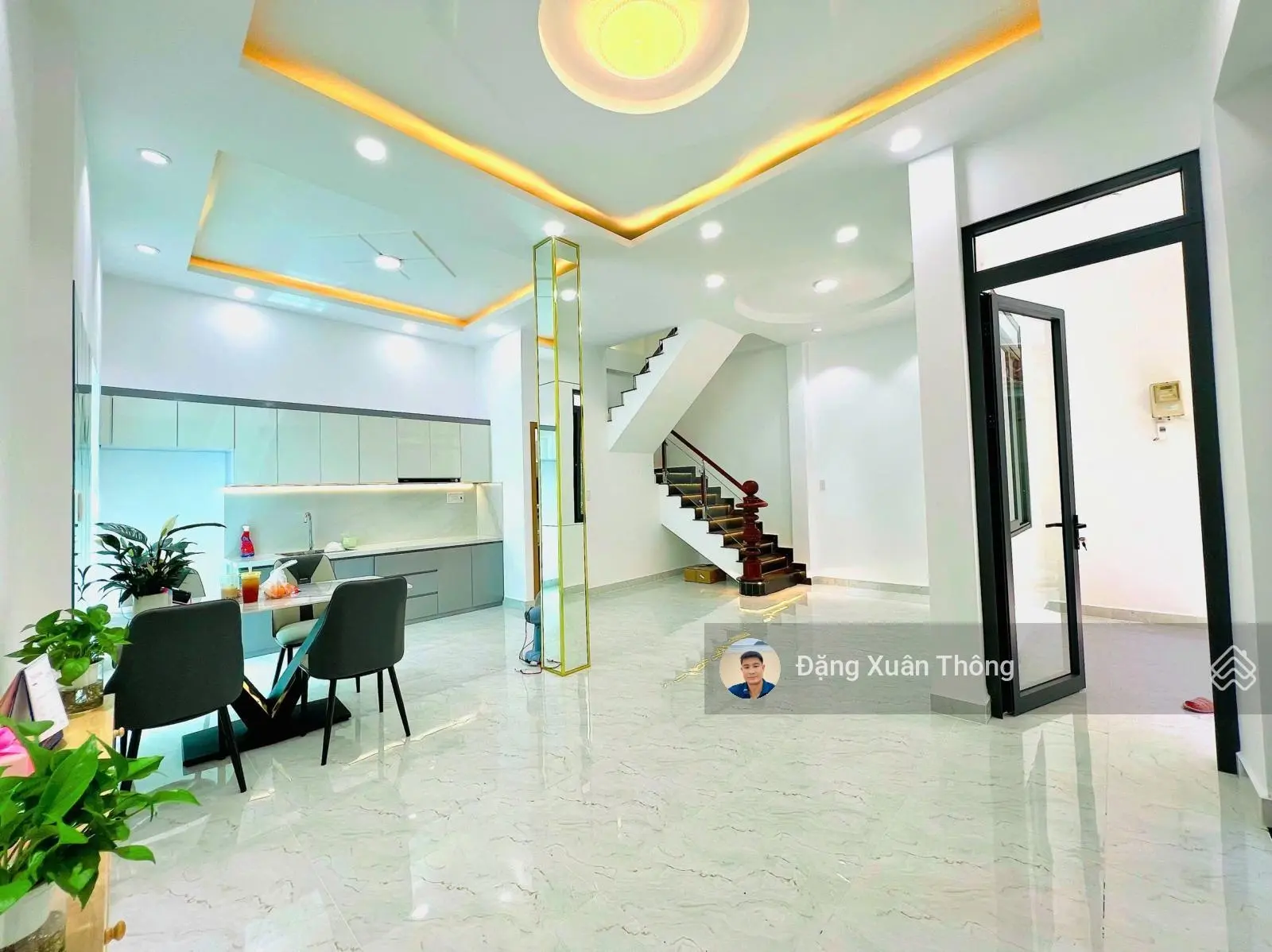 Chỉ 5,49 tỷ Nhà 1 Trệt 2 Lầu, Bình Trưng Tây, Ngang 7m, ô tô nhỏ vào nhà, Hẻm đường 6, Nhà mới, đẹp