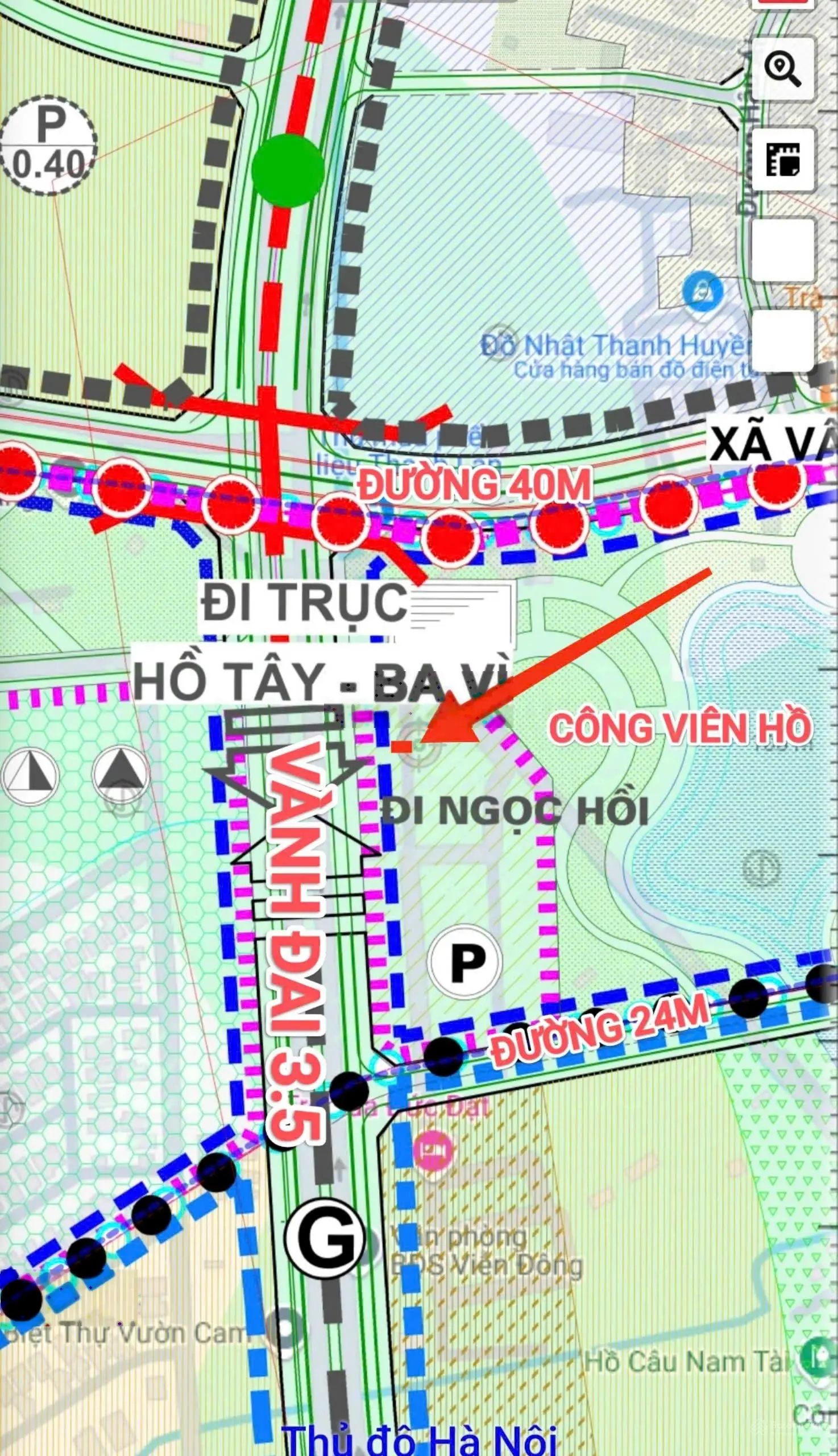 Hàng hiếm 49.1m2 mặt tiền 3.93m khu dịch vụ 4.5ha Vân Canh, lớp sau đường VĐ 3.5. Đường 9m thông