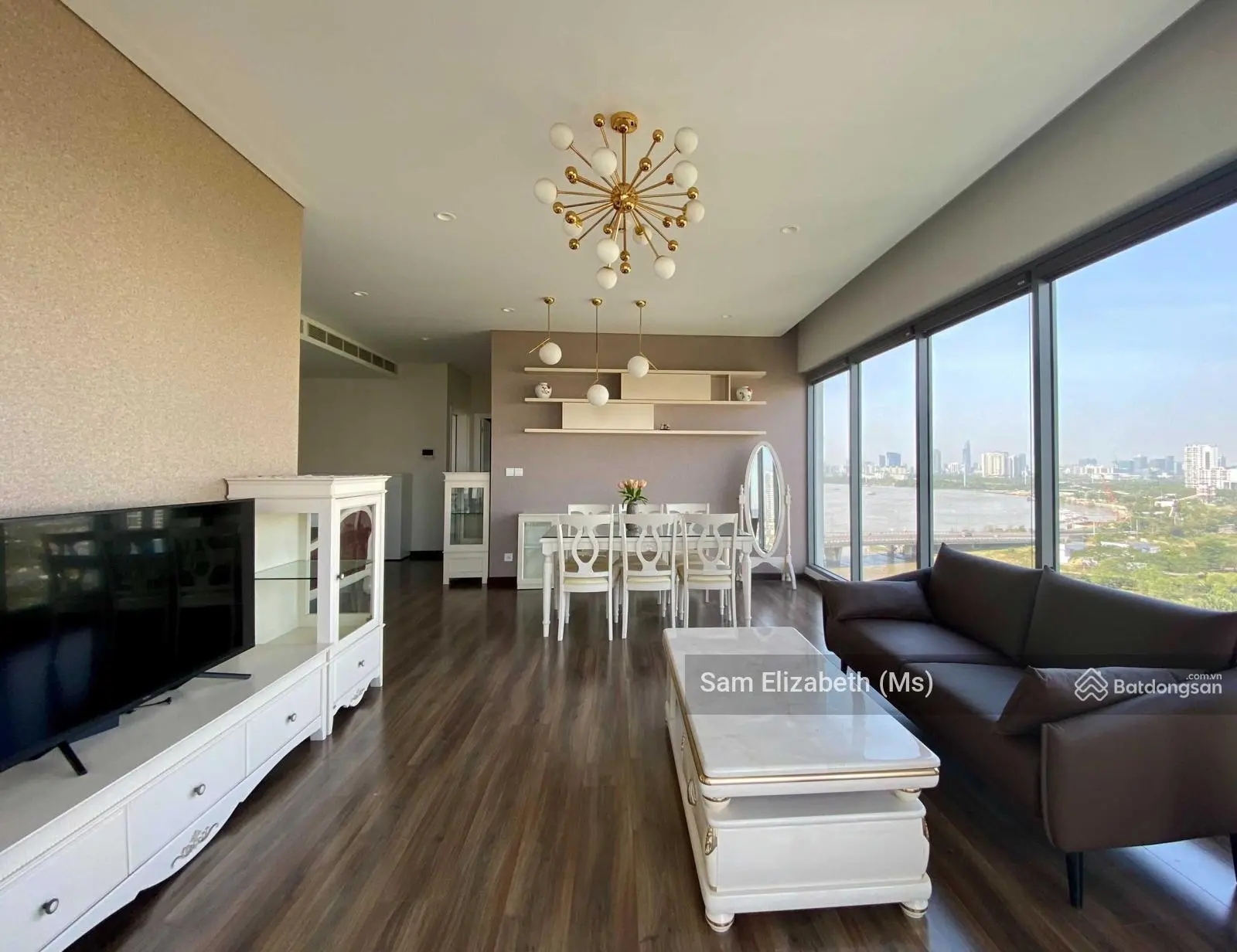 Ở đây sưu tầm toàn nhà đẹp - 3 phòng ngủ - 118m2 - lầu cao view sông + SG LM81, giá thật 12 tỷ