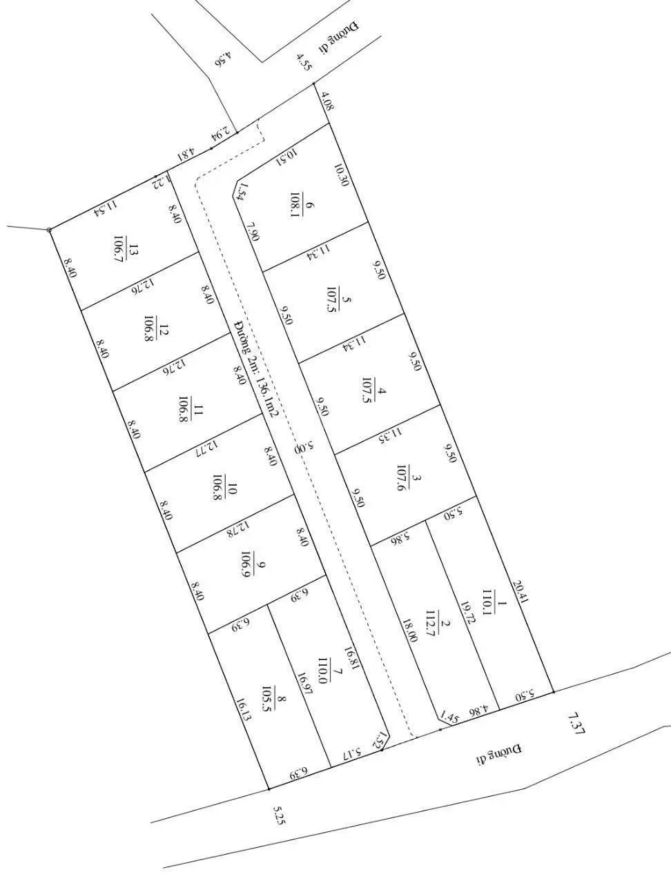 Bán lô đất diện tích 106.8m2 ngay Trung Tâm TP Hòa Lạc (Đồng Chằm, Đông Xuân). Cách DHQG chỉ 3km