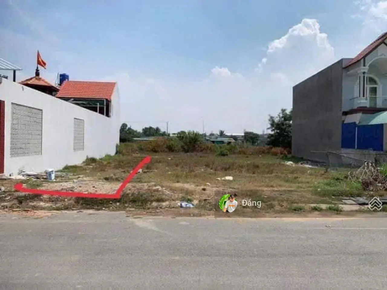 Hàng hiếm. Bán đất giá rẻ đường Trần Thế Sinh - Bến Lức, Gần UBND huyện Bến Lức - Đường ô tô