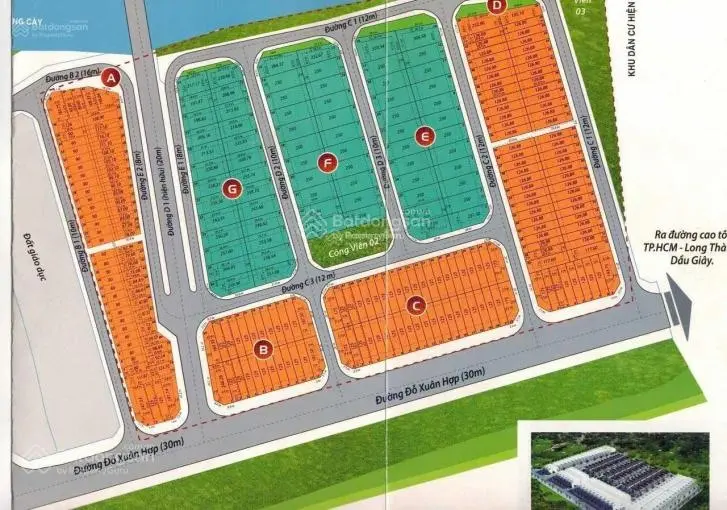 Cần bán nhanh đất MT Đỗ Xuân Hợp nền DA Hoàng Anh Minh Tuấn Quận 9, sổ đỏ, 1 số nền vị trí đẹp