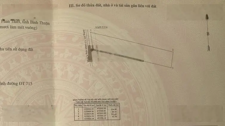 Bán đất mặt tiền đường 715 Thiện Nghiệp giá ngộp 1,35 tỷ/sào gần cổng vào sân bay Phan Thiết