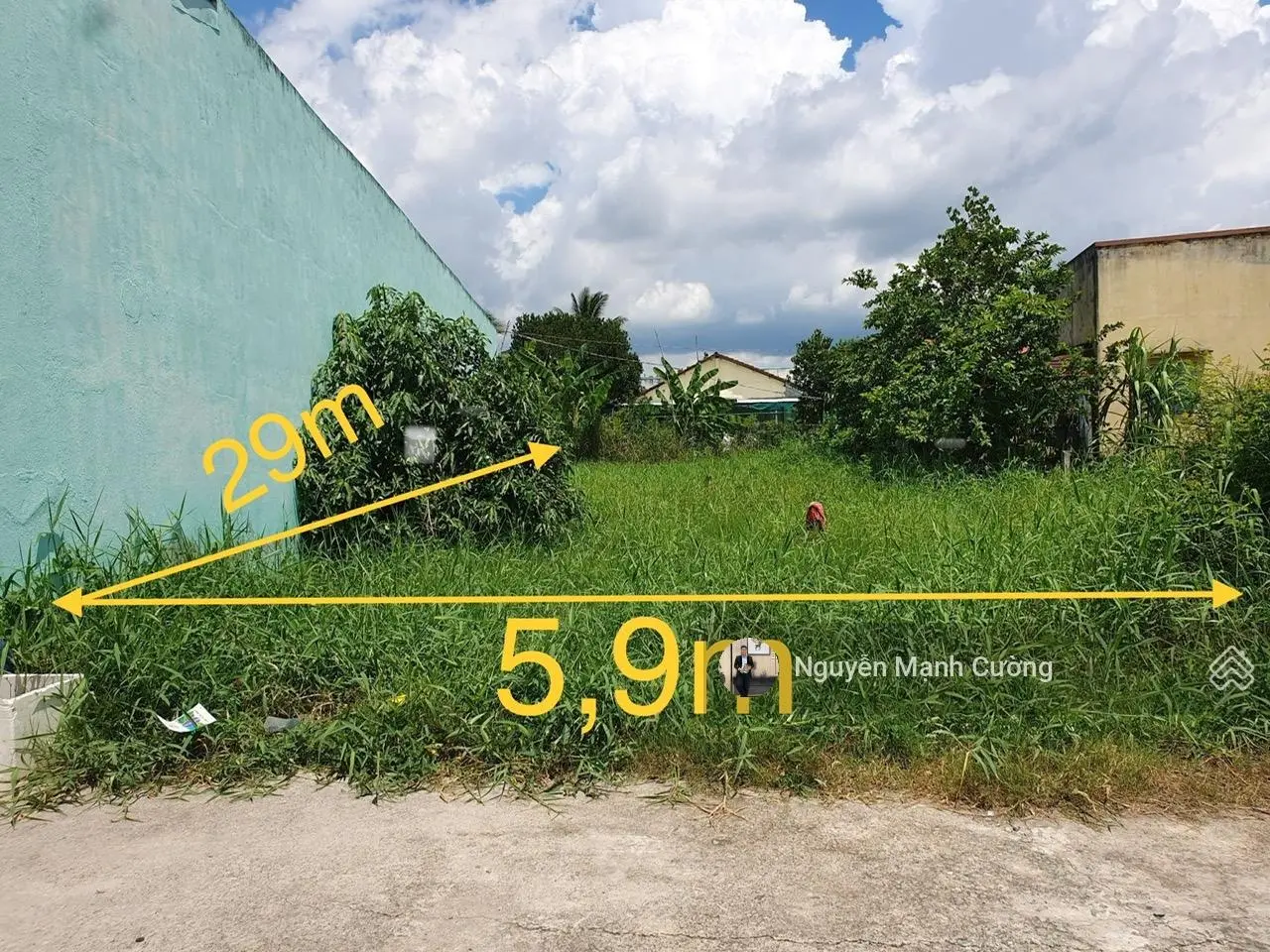 Hạ thêm 50tr bán gấp 172m2 thổ cư tại Thị trấn Cần Giuộc, Long An