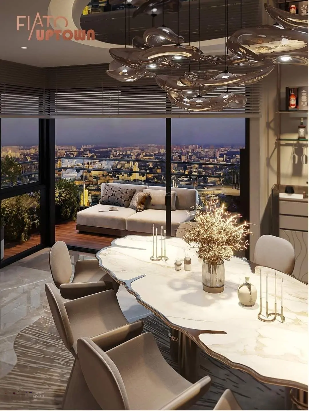 Căn hộ Duplex Fiato Uptown cách sân bay 15p, giá siêu tốt chỉ 7tỷ5/147m2. Tặng nội thất cao cấp