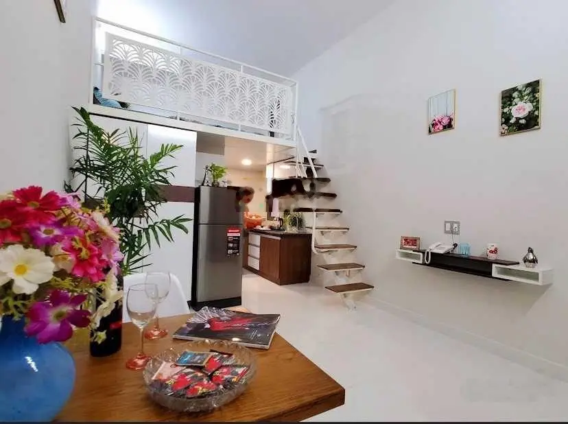 Bán căn hộ dịch vụ mặt tiền hẻm xe hơi 458 Huỳnh Tấn Phát Quận 7
