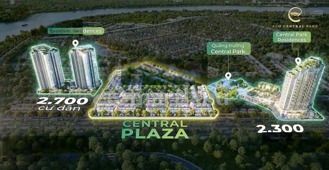 MỞ BÁN CHÍNH THỨC 9h Ngày 19/10/2024 CHÍNH THỨC CENTRAL PLAZA - Nhà giữa Phố, Phố giữa Quảng trường