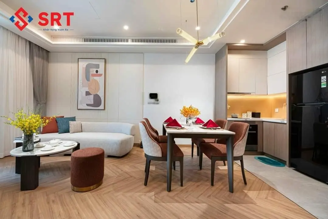 Ms Tuyết - Bán căn hộ cao cấp 2 phòng ngủ - giá 7.053 tỷ DT 70,8m2 - tặng 5 chỉ vàng 1% booking sớm