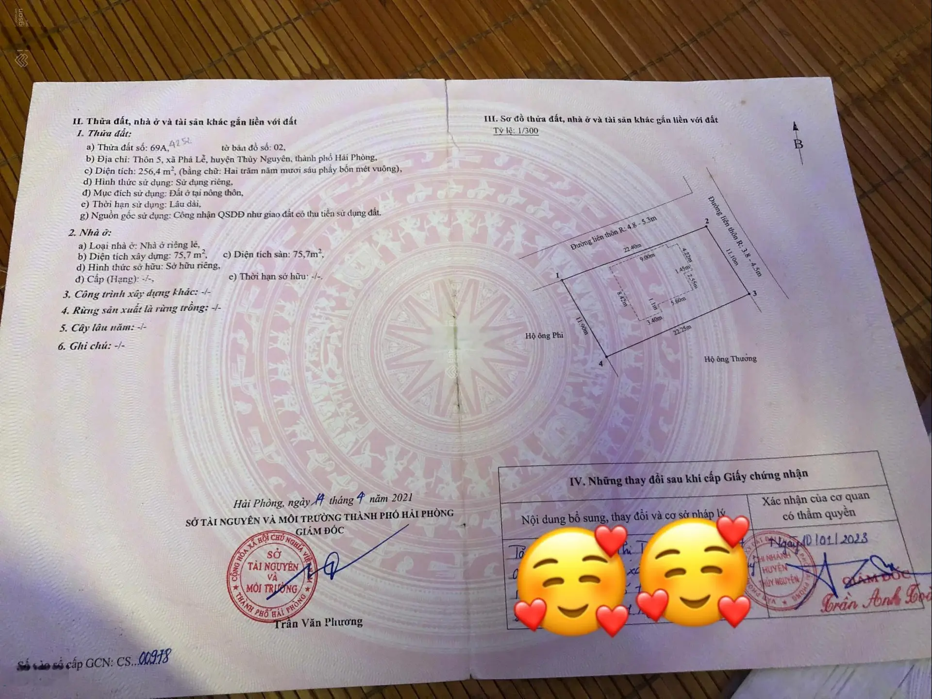 Lô nhà đất đẹp 2 mặt tiền nằm giữa vị trí tiện ích trường học, công viên