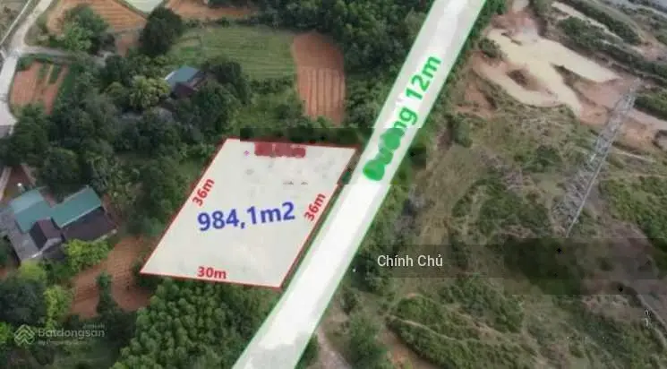 Bán 984m2 đất giá tốt nhất khu vực Thạch Hà - Hà Tĩnh