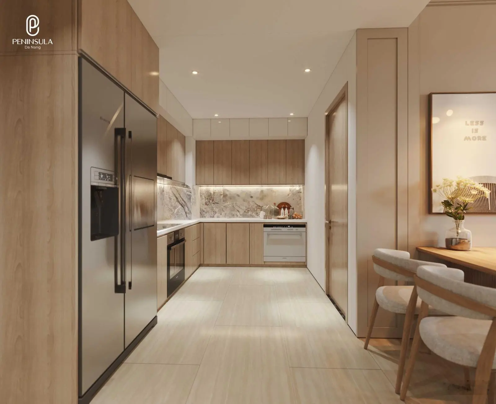 Nhận booking - Căn hộ 2PN 63m2 tầng 23 Peninsula, view trực sông Hàn, Đà Nẵng - Ưu đãi