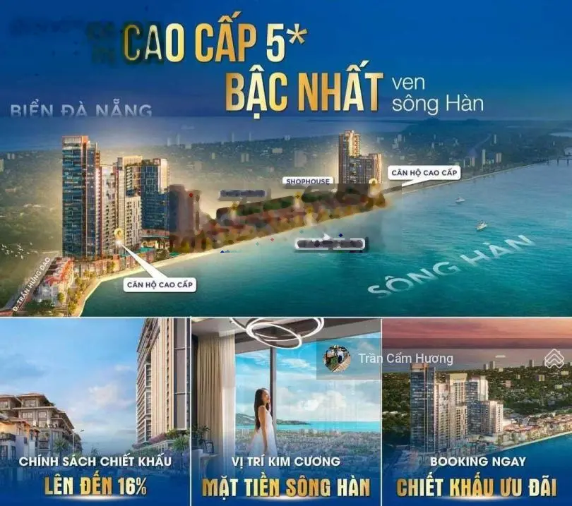 Căn hộ Sun Symphony Đà Nẵng, tổ hợp căn hộ hạng sang view sông Hàn, pháo hoa, chiết khấu BK đến 3%