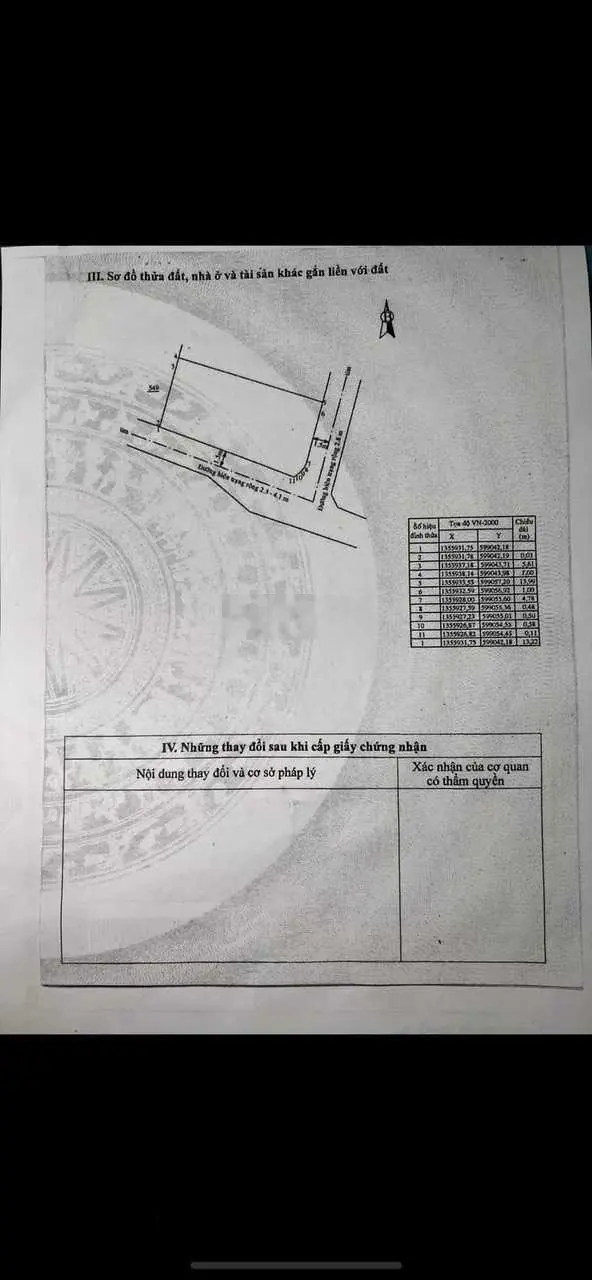 Bán đất 2 mặt hẻm DT 96,8m2 ngang 6,6m, đường Cầu Dứa Phú Nông