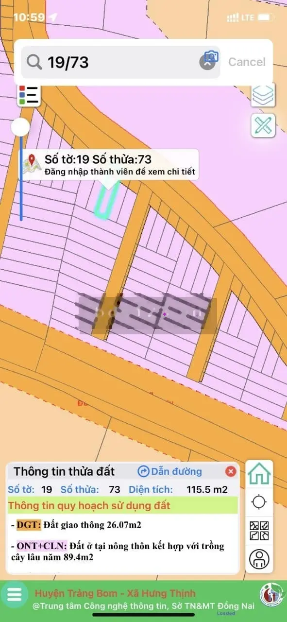 Cần bán gấp Chủ Đang Rất Ngộp 115m2 MT Bê Tông Hưng Thịnh Trảng Bom Đồng Nai