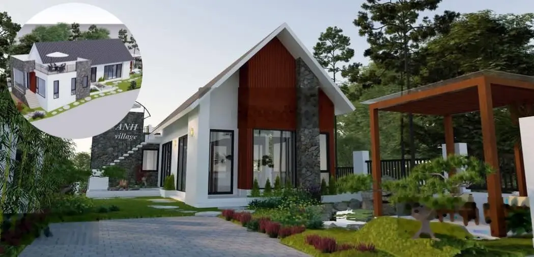 Biệt thự sân vườn ven Đà Lạt 3 tỷ 450, full nội thất cơ bản
