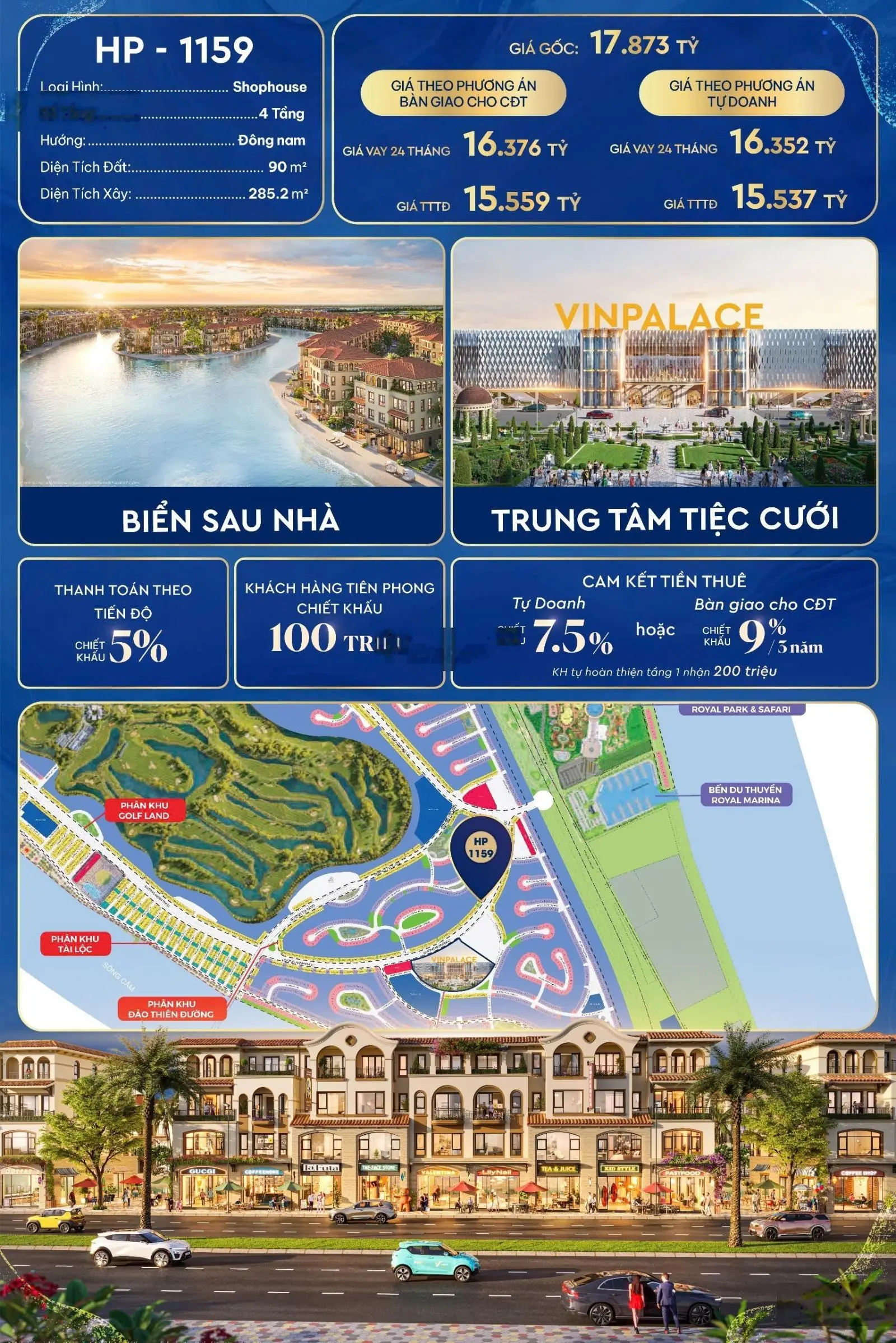 Shophouse ĐẸP NHẤT đảo Vũ Yên, phân khu Isla Bella, Vinhomes Royal Island