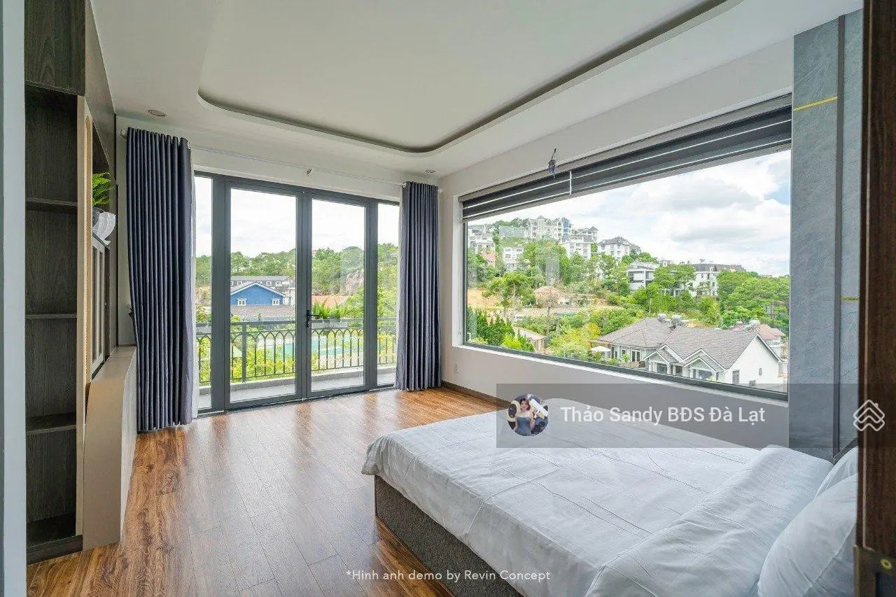 Biệt thự Đà Lạt view đẹp thiết kế hiện đại thích hợp nghỉ dưỡng và KD villa rộng 235m2, chỉ 13 tỷ