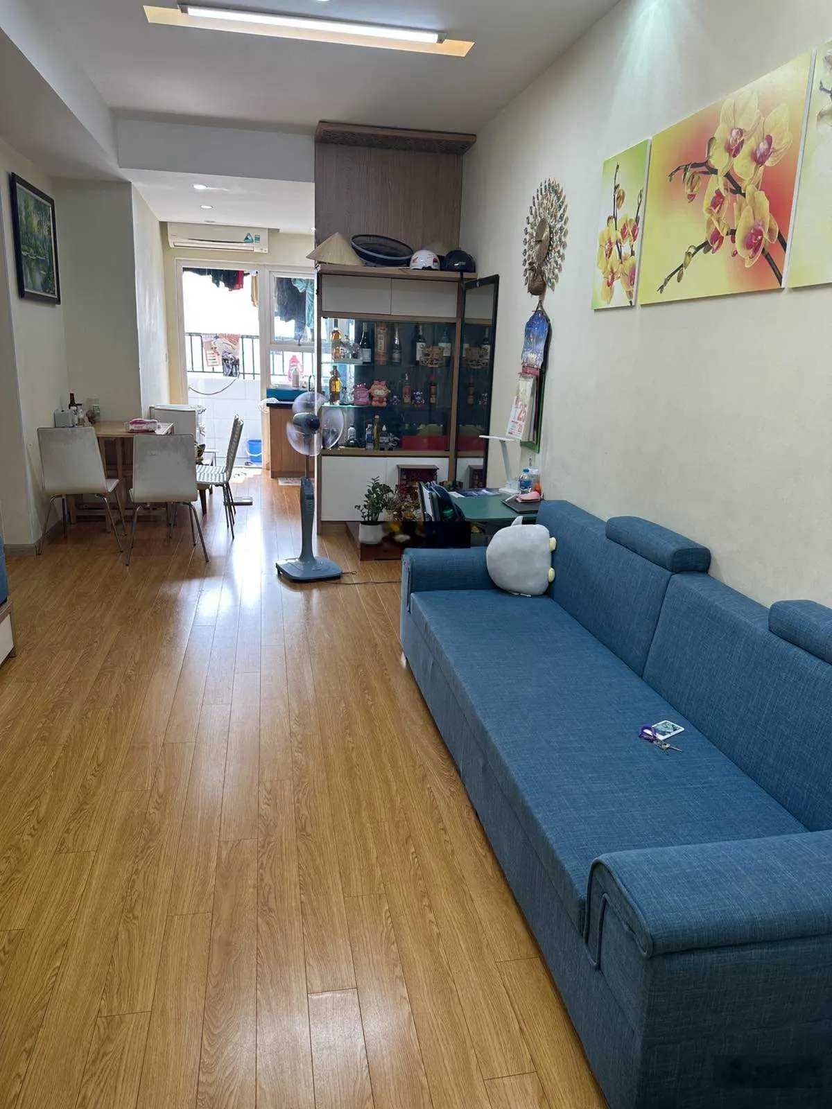 Bán Căn hộ chung cư HH2C, linh đàm, 67m2, 2 ngủ, 2 WC, Ban công hướng Đông Nam, full nội thất