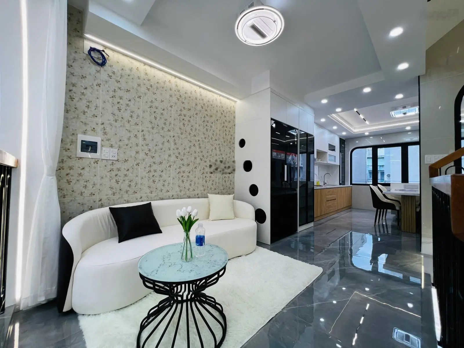 Bán Nhà Bình Tân - 363 Đất Mới (4x14m - 6ty88 TL) nội thất đầy đủ hiện đại. sát chợ Ngã tư bốn xã