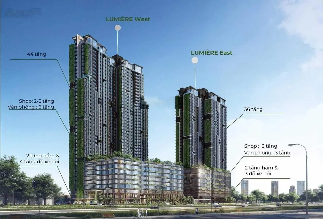 Bán căn hộ Lumiere Riverside từ 2PN đến 5PN, full nội thất, view đẹp, giá tốt
