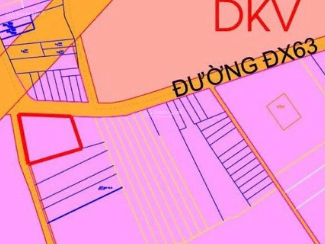 Lô đất đẹp, giá rẻ, sổ hồng có sẵn thổ cư ở Định Hoà, Thủ Dầu Một, Bình Dương