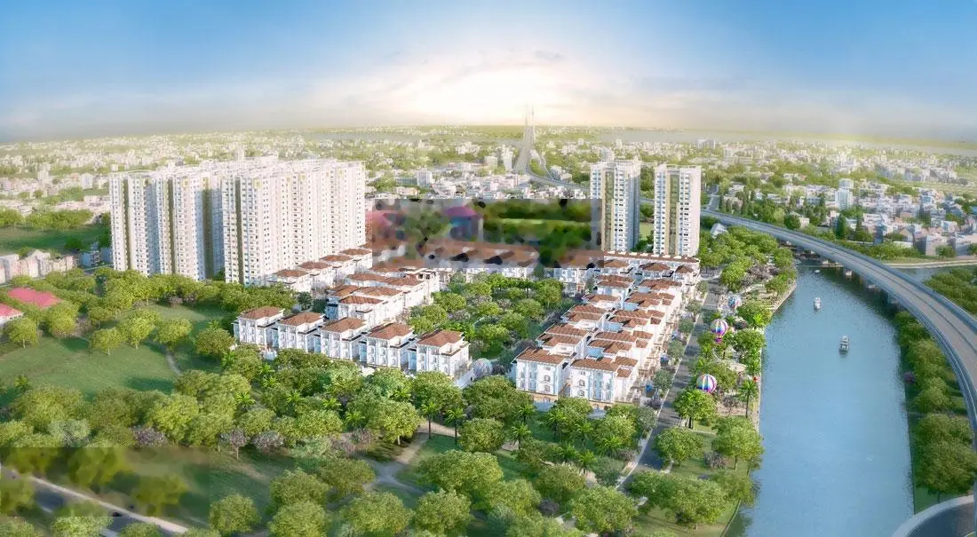 Biệt thự đơn lập Cityland Riverside Quận 7, DT 370m2, 1 hầm, 4 tầng 60 tỷ TL