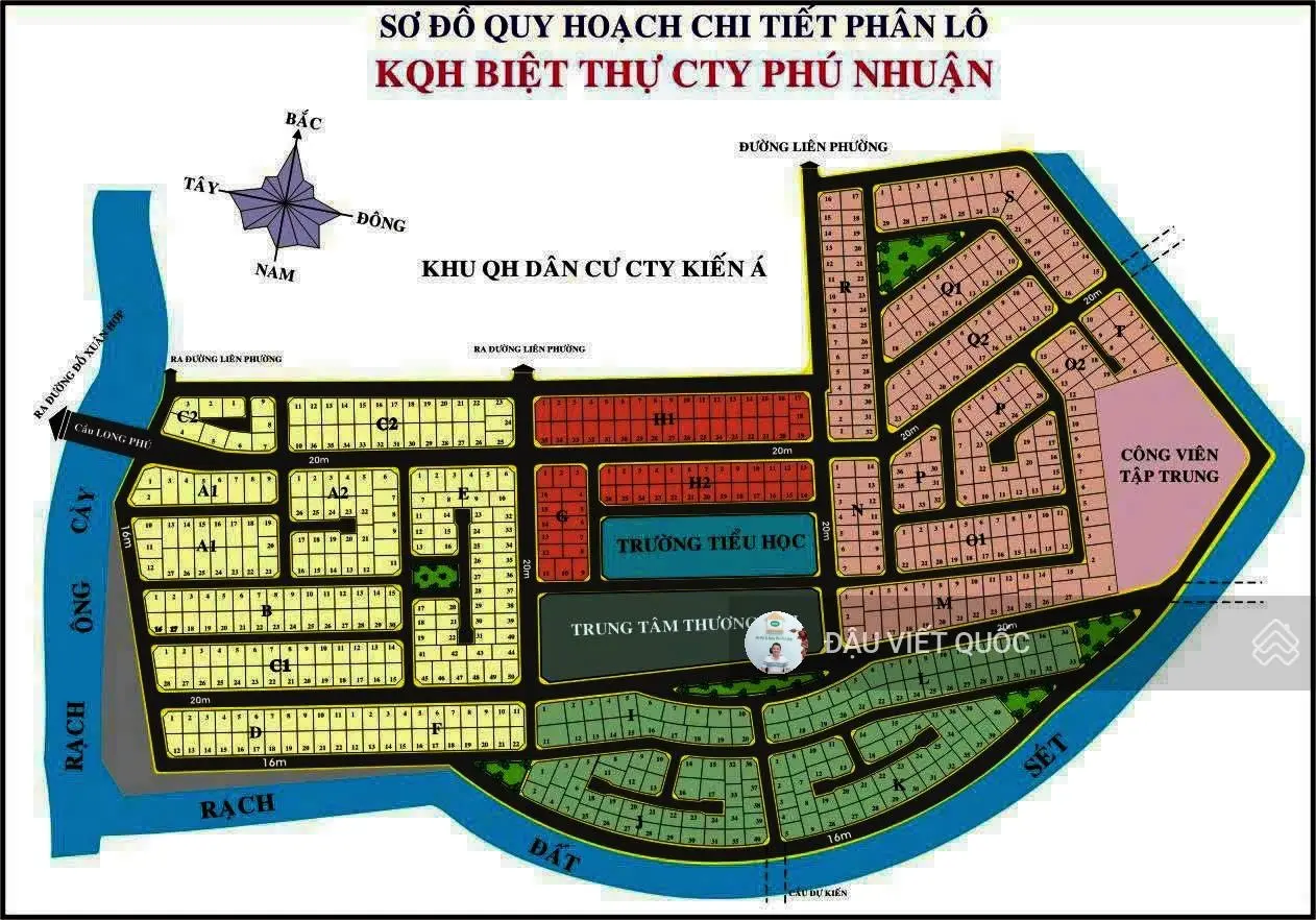 Hàng mới! Bán gấp những lô đẹp BT KDC Phú Nhuận, giá tốt, đường 20m - DT 293m2 270m2, kề Global