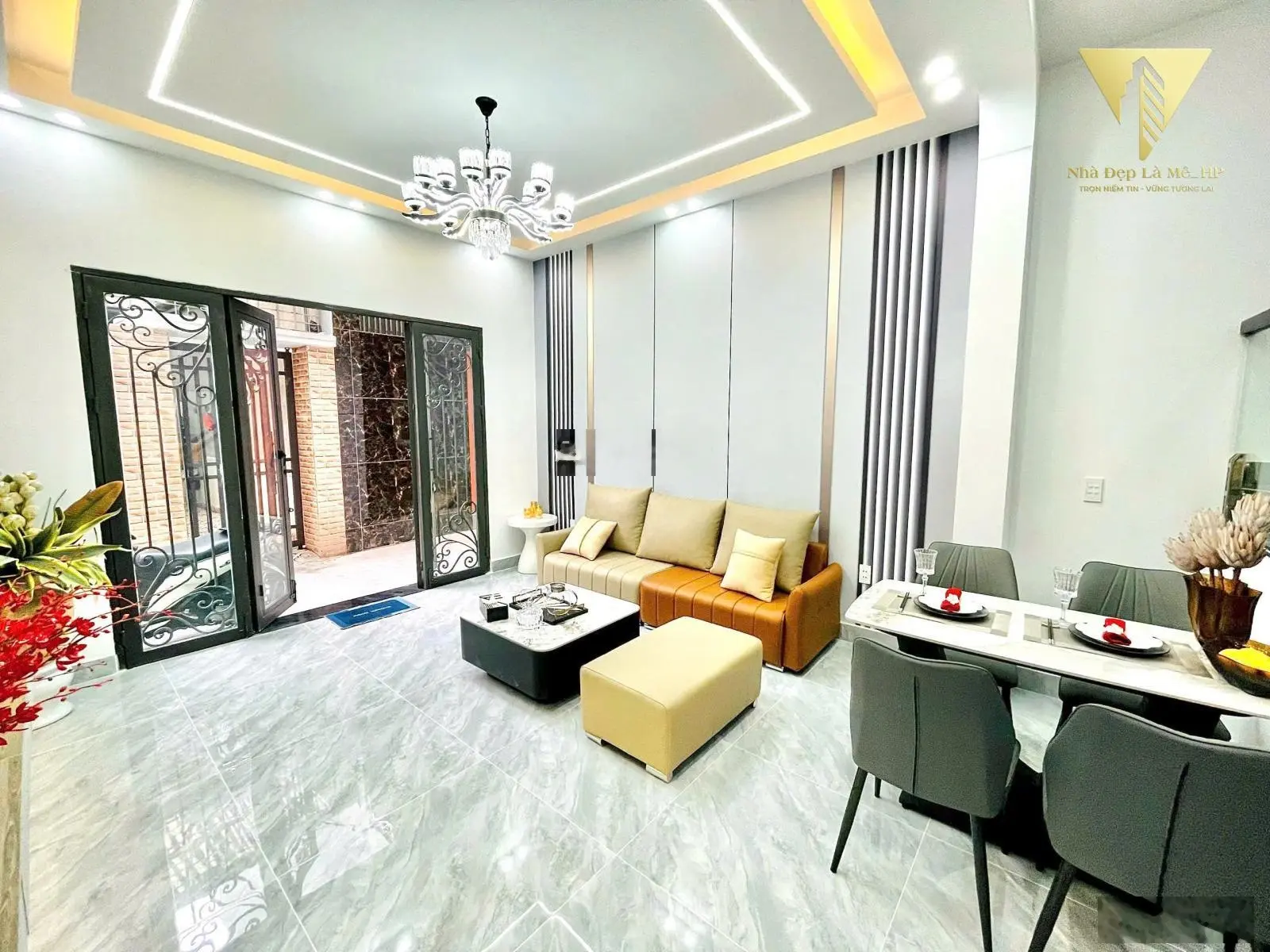 Nhà xây mới 3 tầng, 42m2 tại ngõ 47 Phạm Hữu Điều, Niệm Nghĩa, nhỏ xinh, giá đẹp
