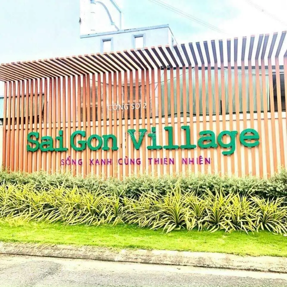 Sài Gòn Village nền gần cổng chính dự án Giá chỉ: 1ty850.DT: 80m2.Sổ LH: 0937 337 *** Danh