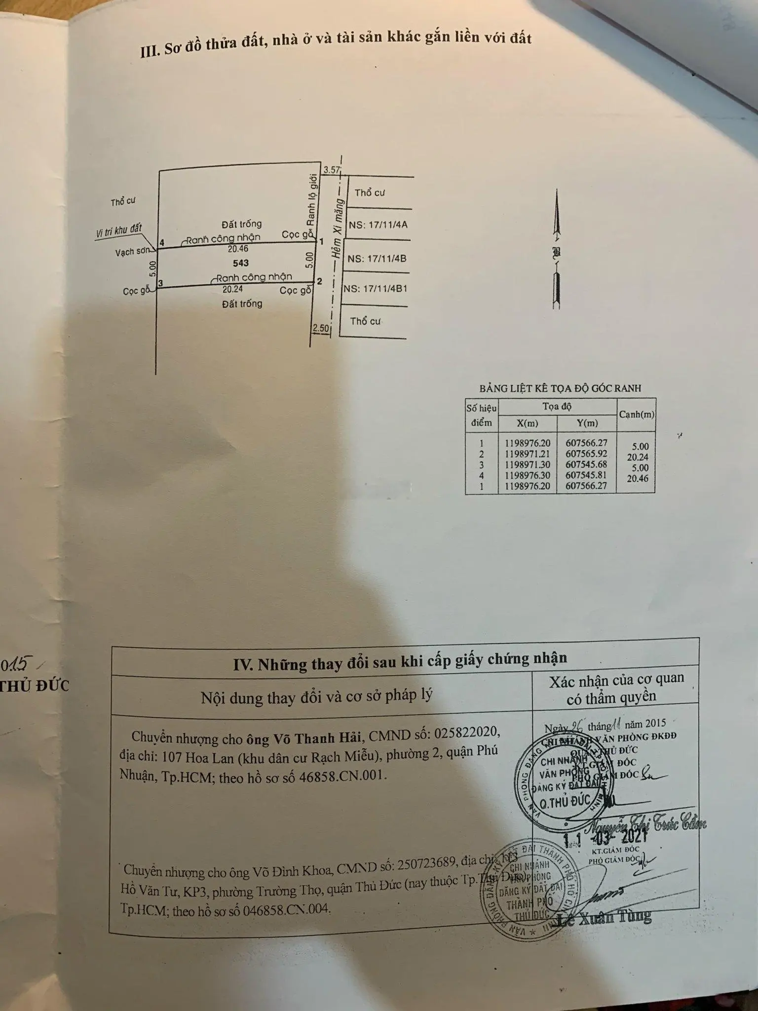 Bán đất thổ cư 5x20m SHR phường HBC Giá 4,7 tỷ. LH 0972 772 ***
