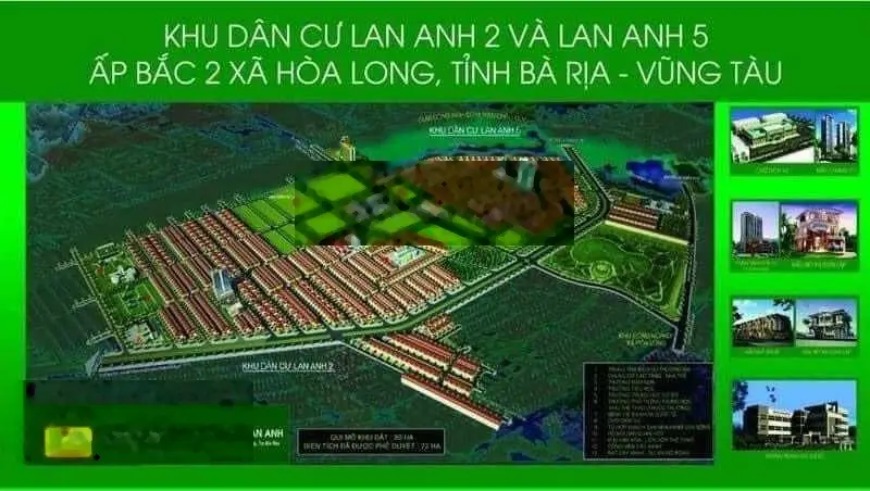 Mua bán nhanh đất dự án Lan Anh 2, Lan Anh 5, Lan Anh 1 Xã Hoà Long, TP Bà Rịa. LH: 0939 751 ***