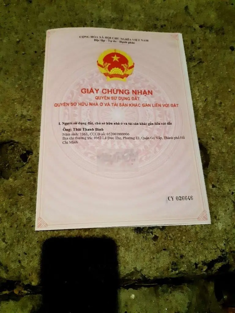 Cần bán đất vườn có đất ở