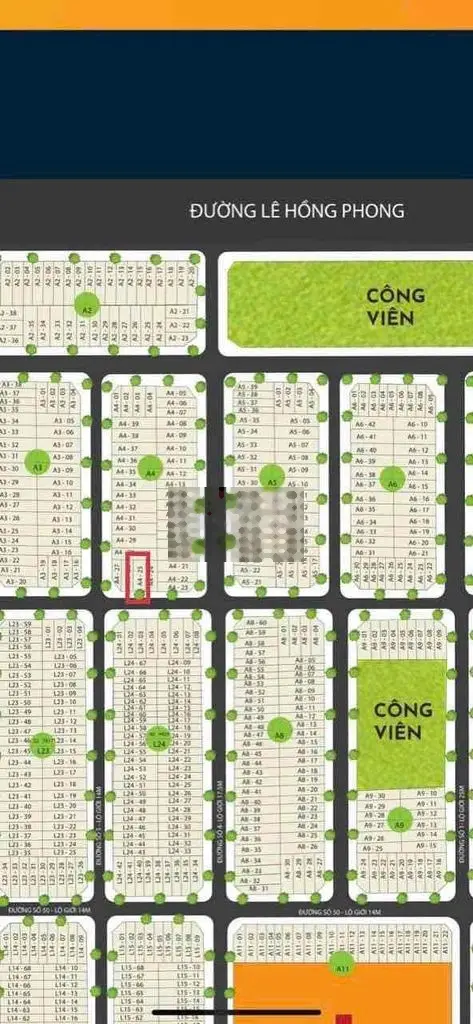 Nền 5x18 gần đường Lê Hồng Phong vị trí đẹp giá tốt khu ngân thuận