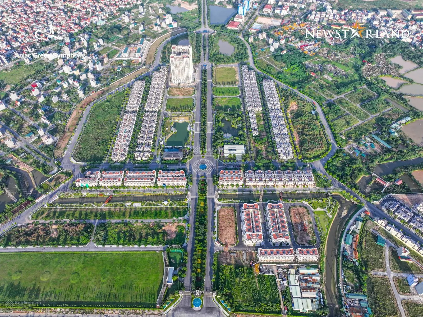 Bán song lập 125m2 khu đô thị anlac sympoly xuân canh 0986 099 ***
