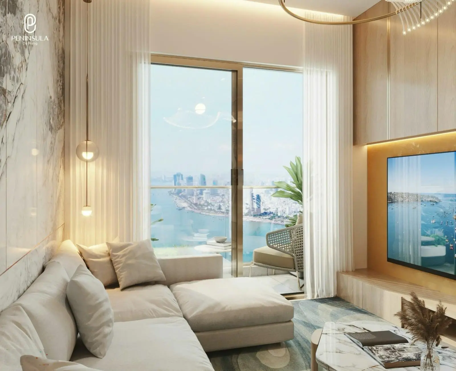 Chính chủ cần bán căn hộ Peninsula Đà Nẵng 2PN tầng 11 - View trực diện sông Hàn - Giá tốt