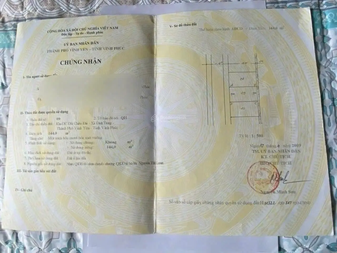 Siêu hiếm .Bán khu đất 204 Định Trung - Vĩnh Yên ,đường 13,5m ,đất full thổ cư Lh :0378 965 ***
