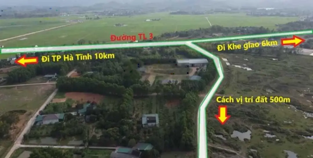 Bán đất làm kho xưởng Lưu Vĩnh Sơn, Thạch Hà, Hà Tĩnh. Diện tích 984m2