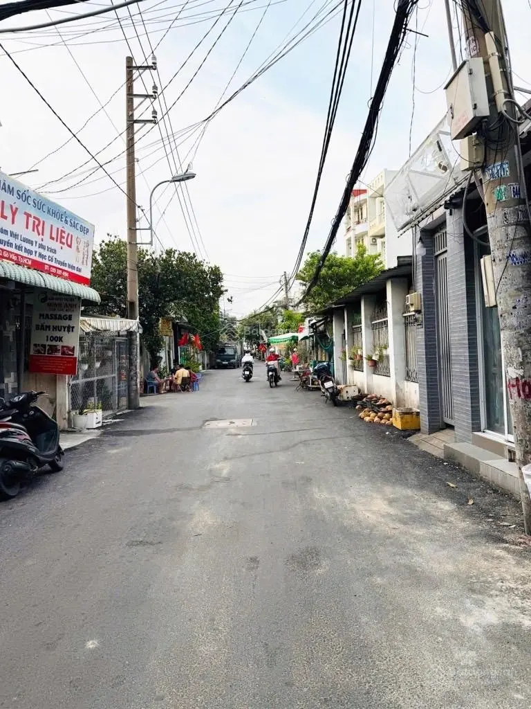 Nhà hẻm kinh doanh 7m Nguyễn Văn Khối, p9, 4.8x20, 3 tầng, 7 phòng, cạch CV Làng Hoa