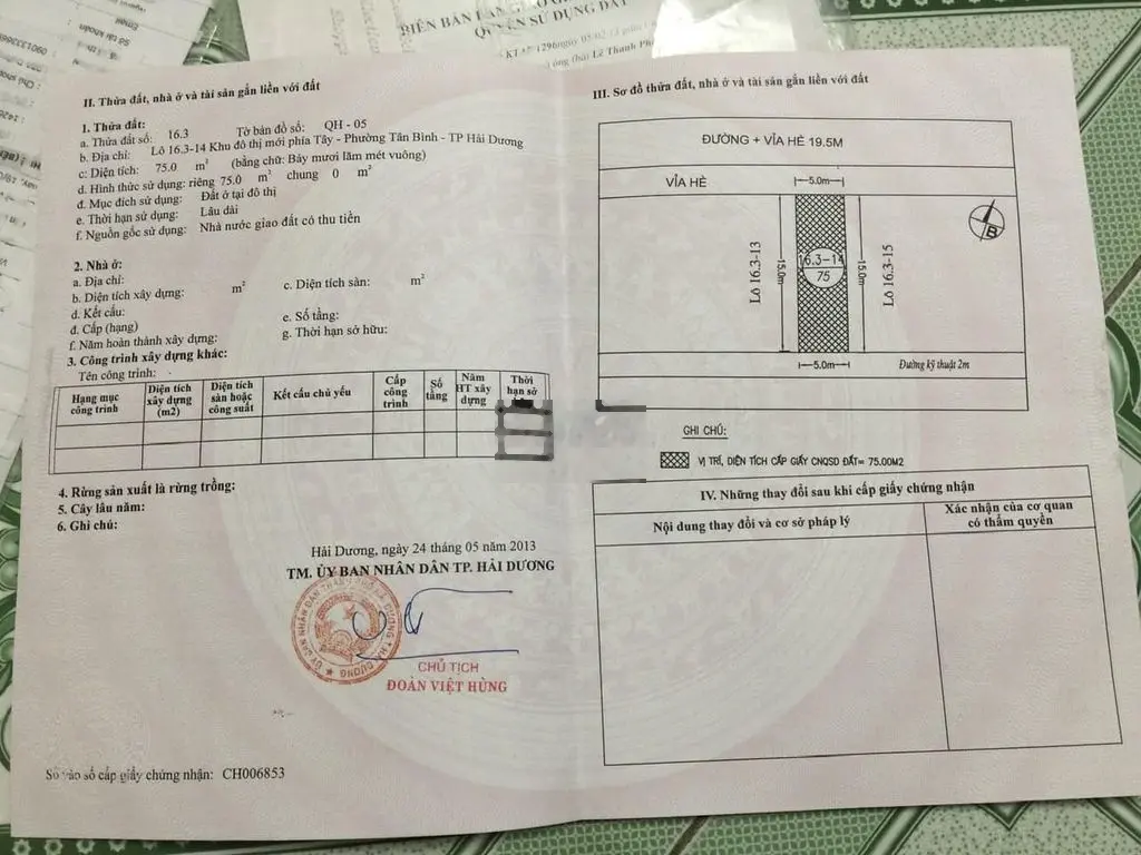 Cần bán gấp 75m2 đất số 170 phố Phùng Chí Kiên kđt An Phú