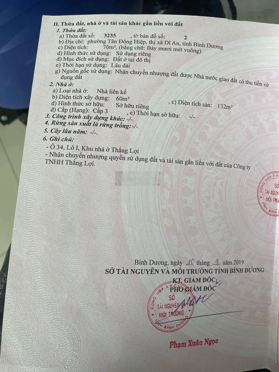 Cần bán nhà lầu trệt ở Tân Đông Hiệp Dĩ An Bình Dương giá rẻ