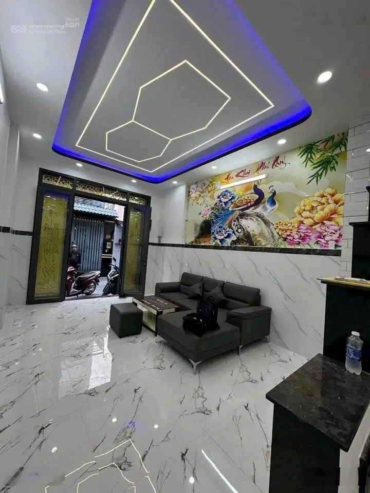 Nhà đẹp thuận tiện kinh doanh tốt 4x17=68m2 Tây Lân, Bình Tân cách Quốc Lộ 1A 400m, sổ sẵn