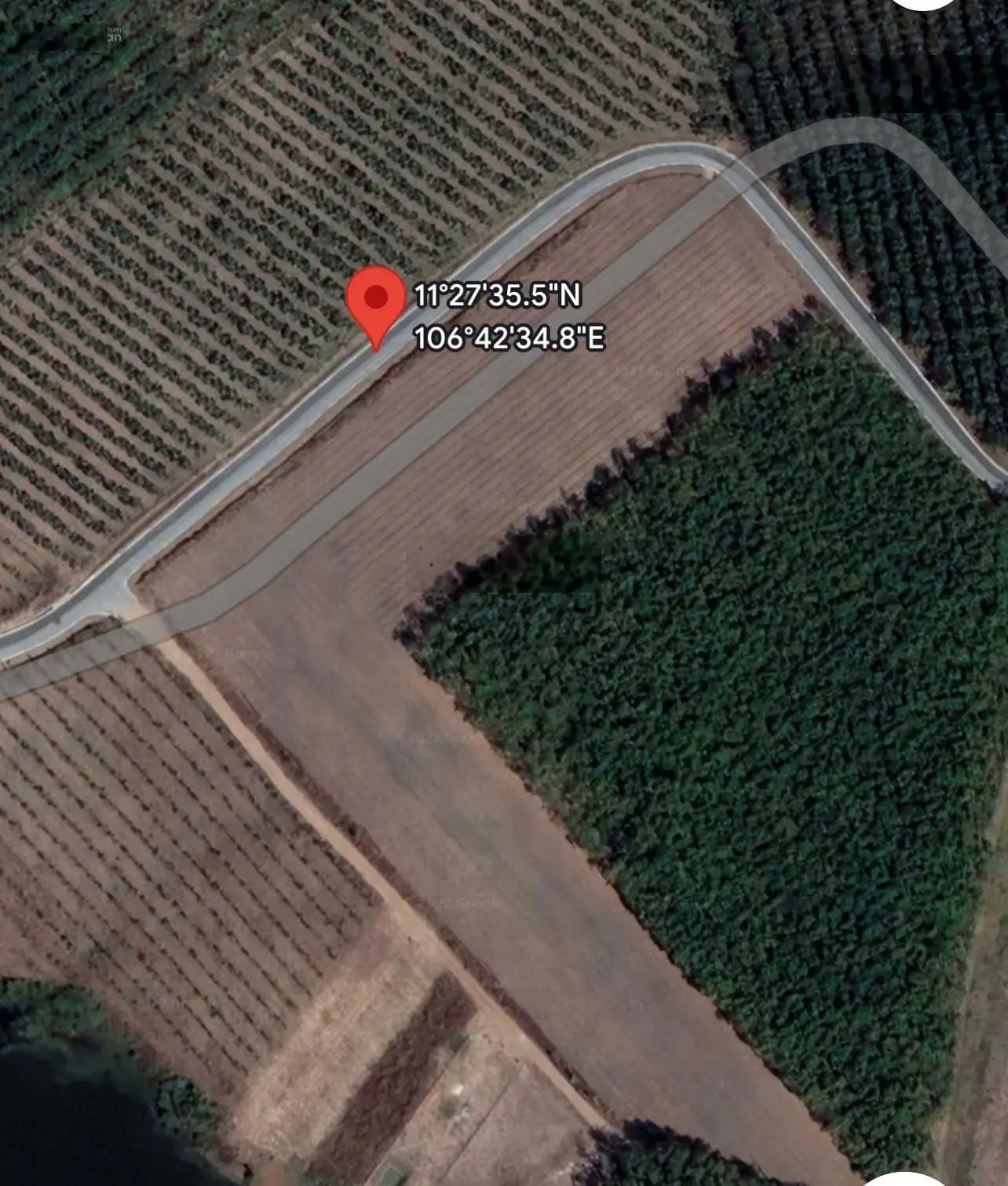 Bán đất đường Số 12 Nha Bích, 4000m2, lô góc 2 mặt đường nhựa 8m